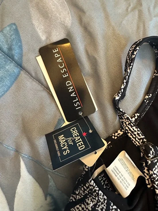 NWTS Island Escape Tankini Tropical Print Sz 6/sm - Picture 6 of 12